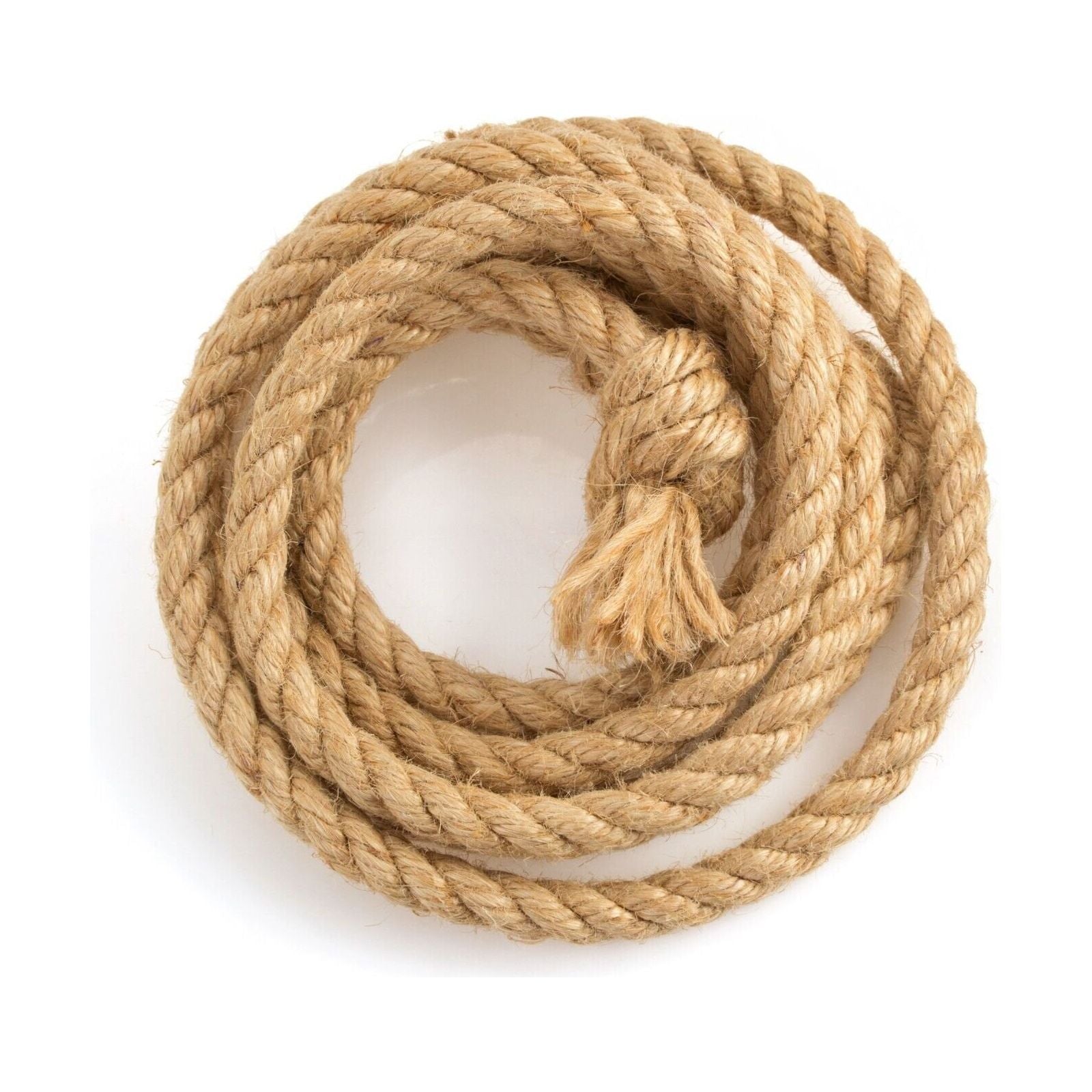 24mm Sisal Rope - Natural Sisal Rope For Crafts, Decking, Cat Posts, Parrots, Rustic Decor Rope