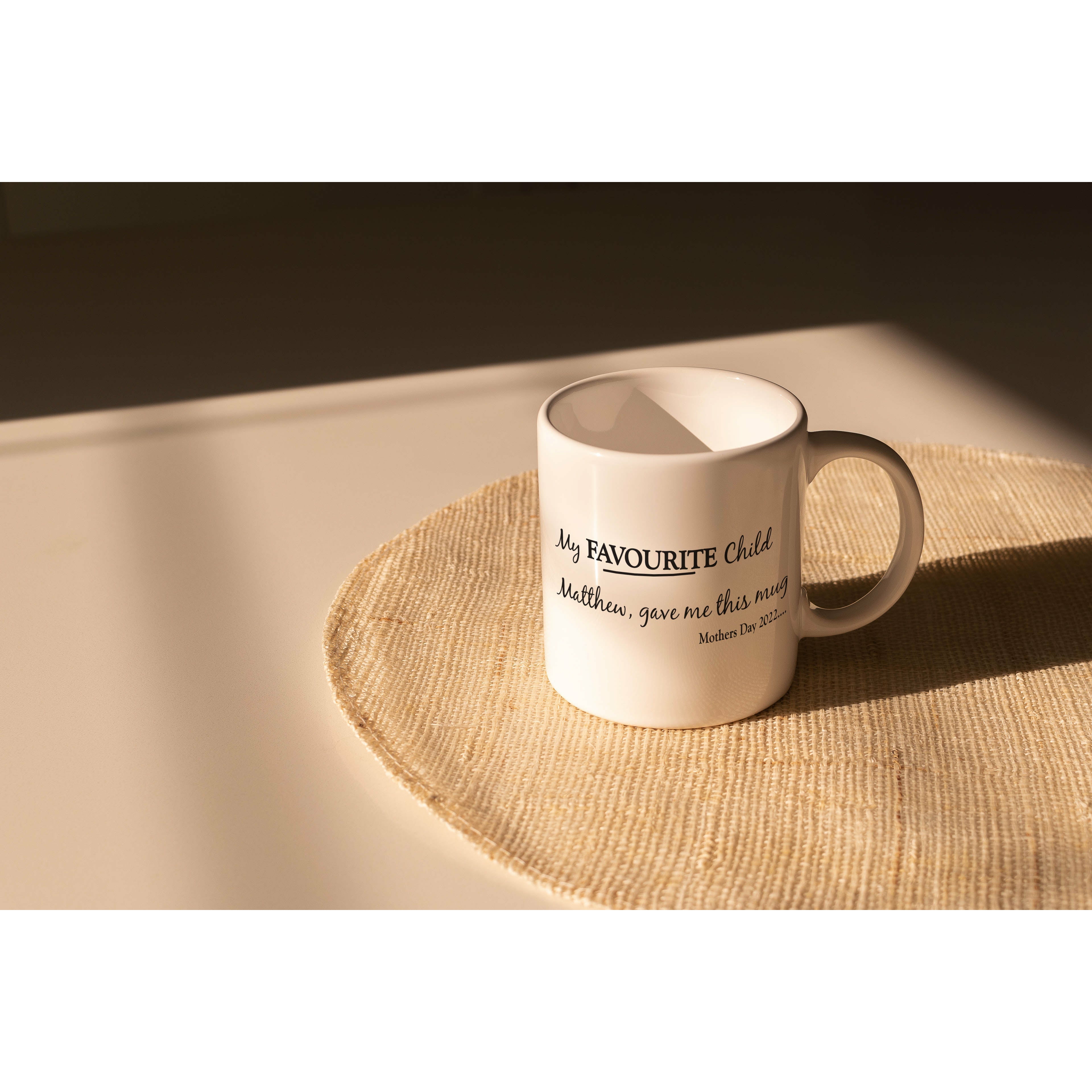 Personalised Mothers Day Mug - Favourite Child Mug