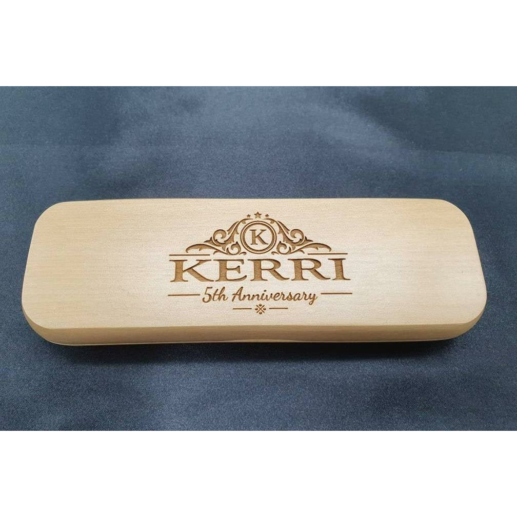 Personalized Gifts - Wood Anniversary Gift For Husband-Custom Pen - Pen Holder - Personalized Pen - Anniversary Gift - Gift For Her. - PersonalisedByPicArt