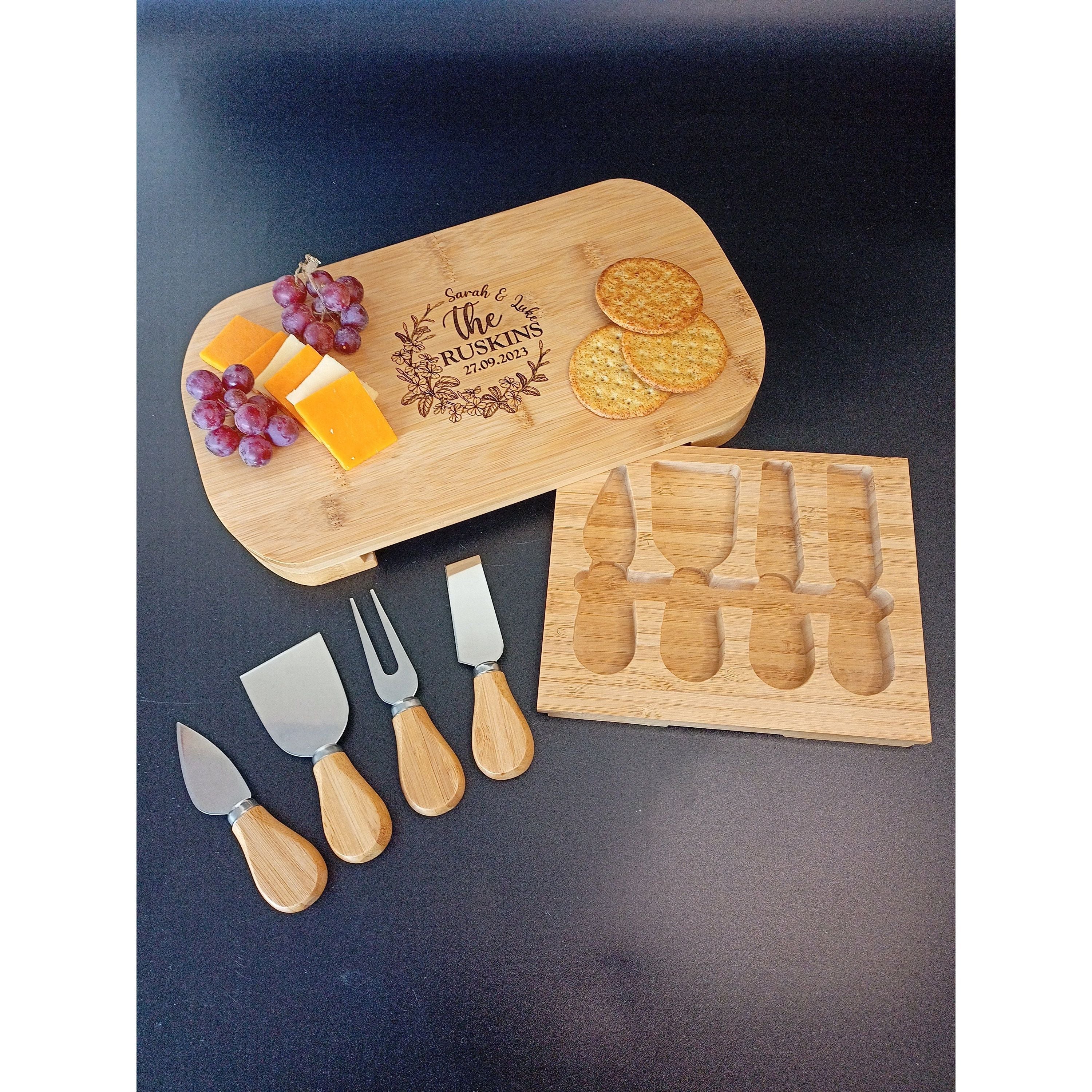 Housewarming Gift - Custom Cheese Board Makes The Perfect Personalised New Home Gift For The Whole Family - Housewarming Gift First Home