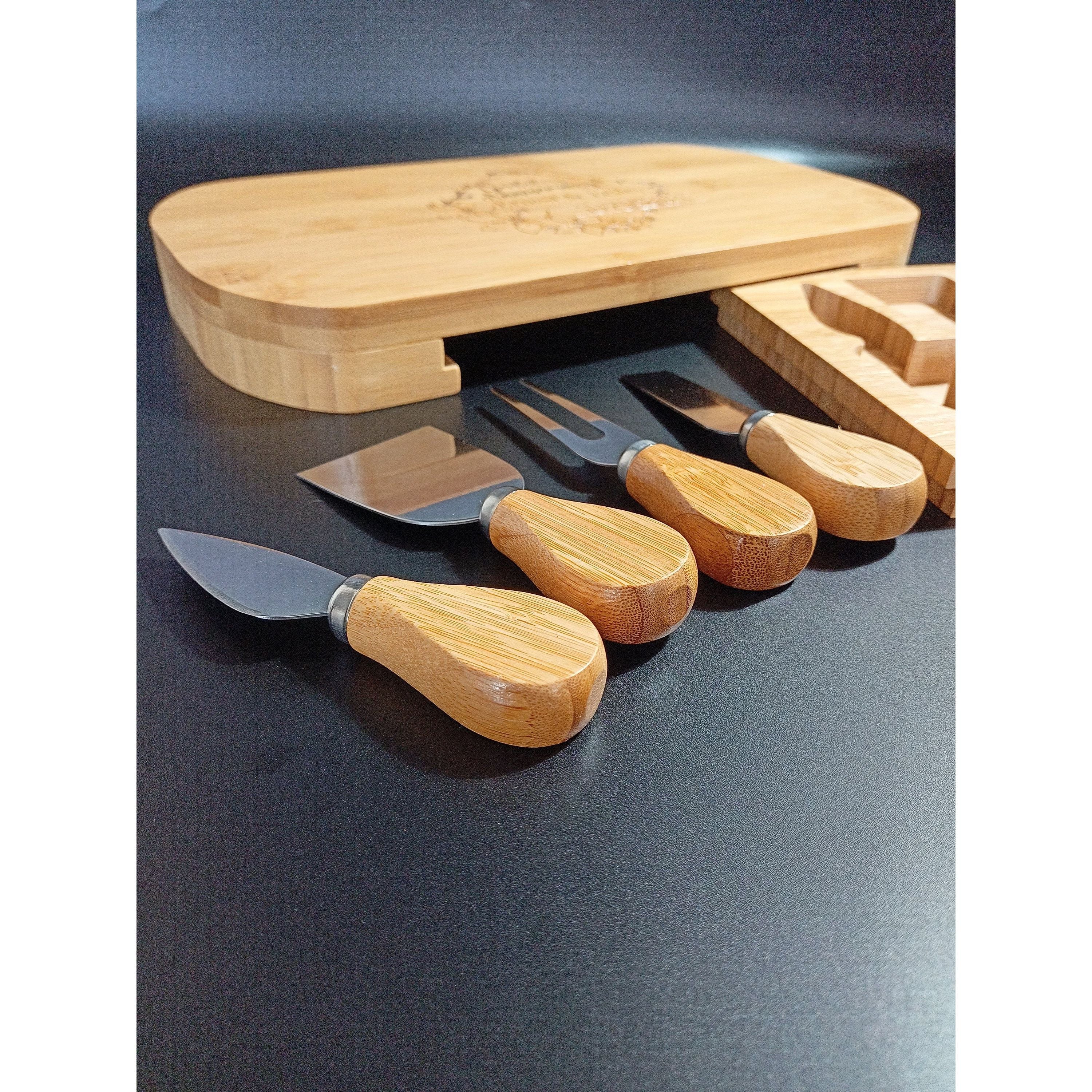 50th Anniversary Gift - Personalized Golden Cheese Board for Parents