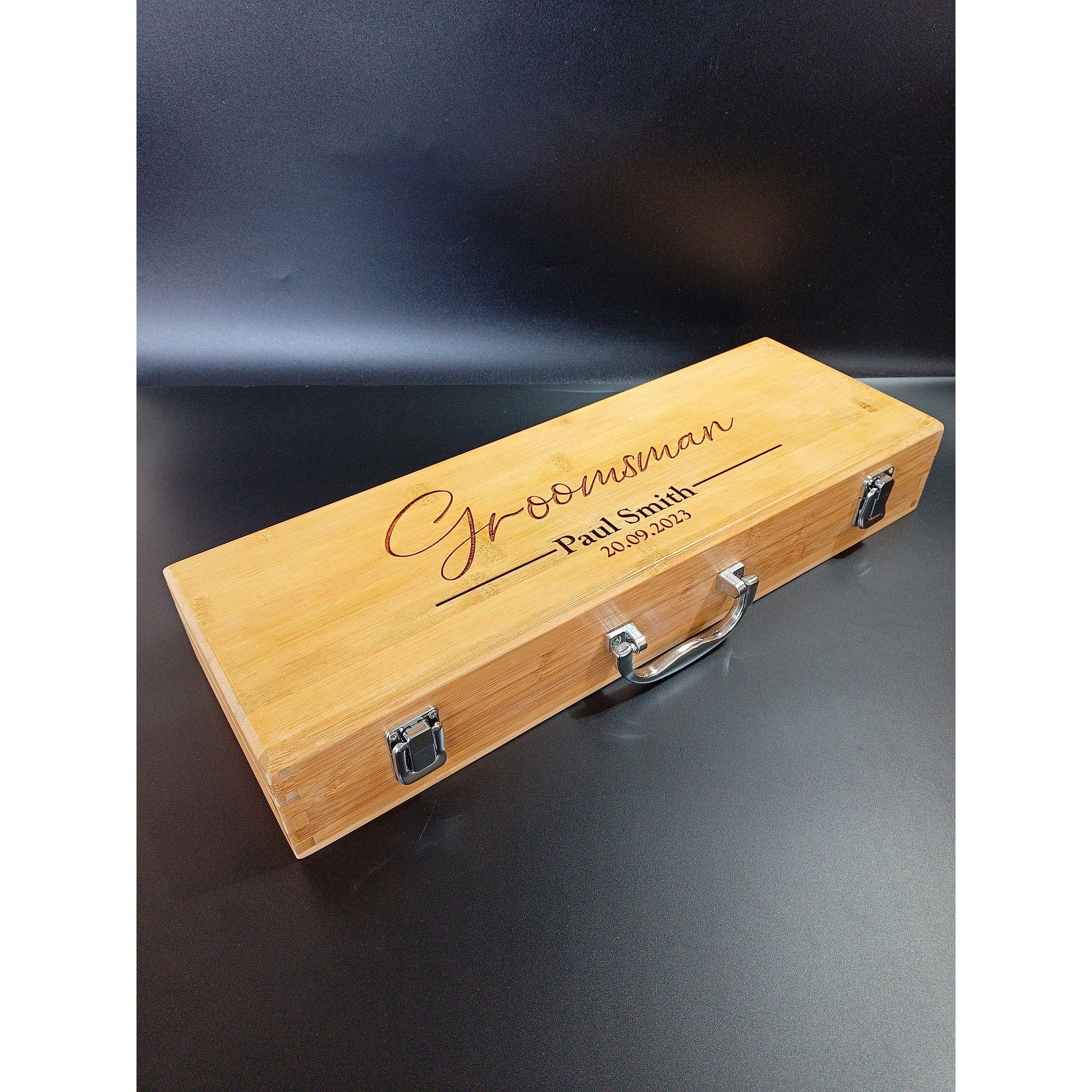 Groomsman Gift - Personalised BBQ Set Is The Ultimate Groomsman Proposal - Will You Be My Groomsman A Unique Groomsman Gift