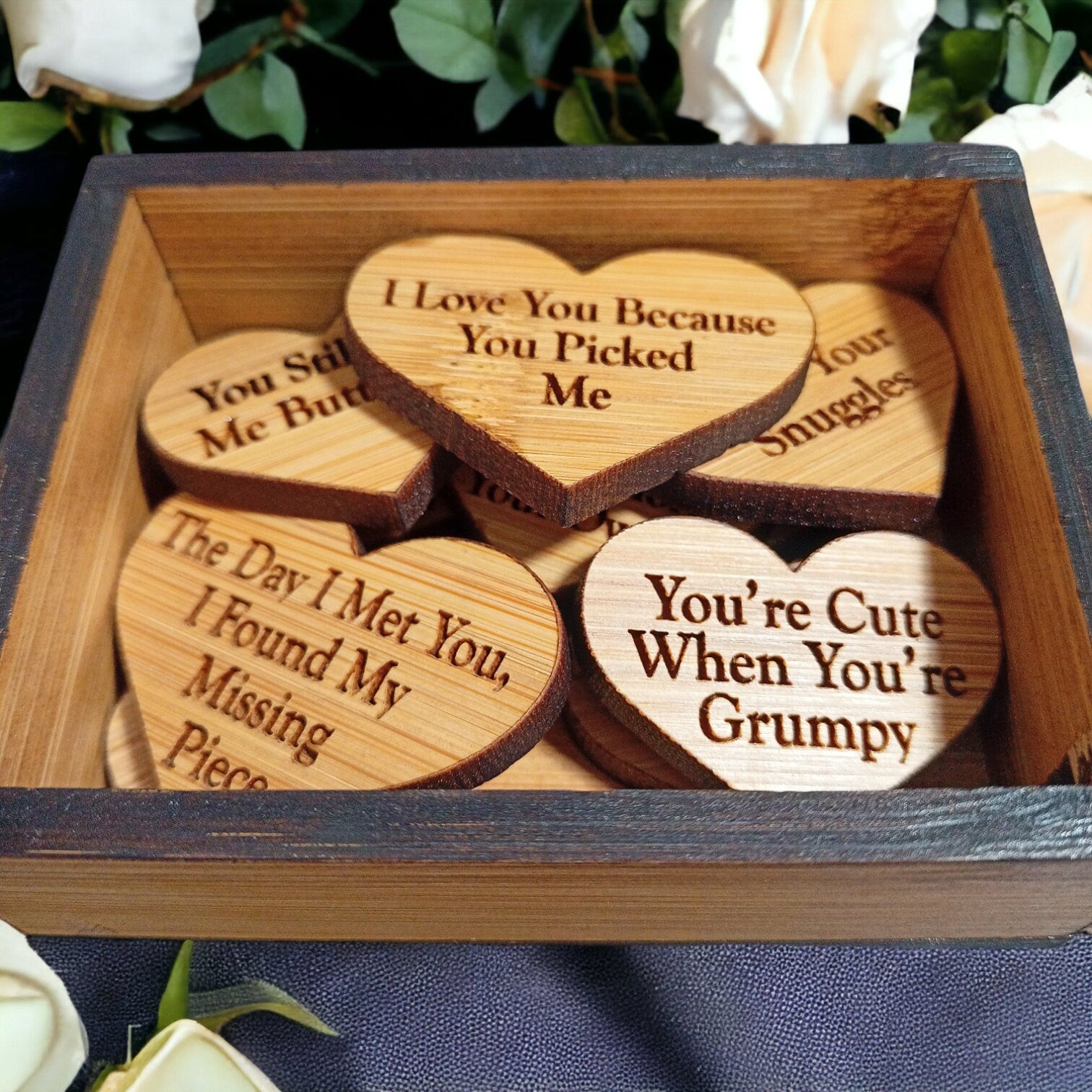 10 Reasons I Love You - Personalized Bamboo Gift Box