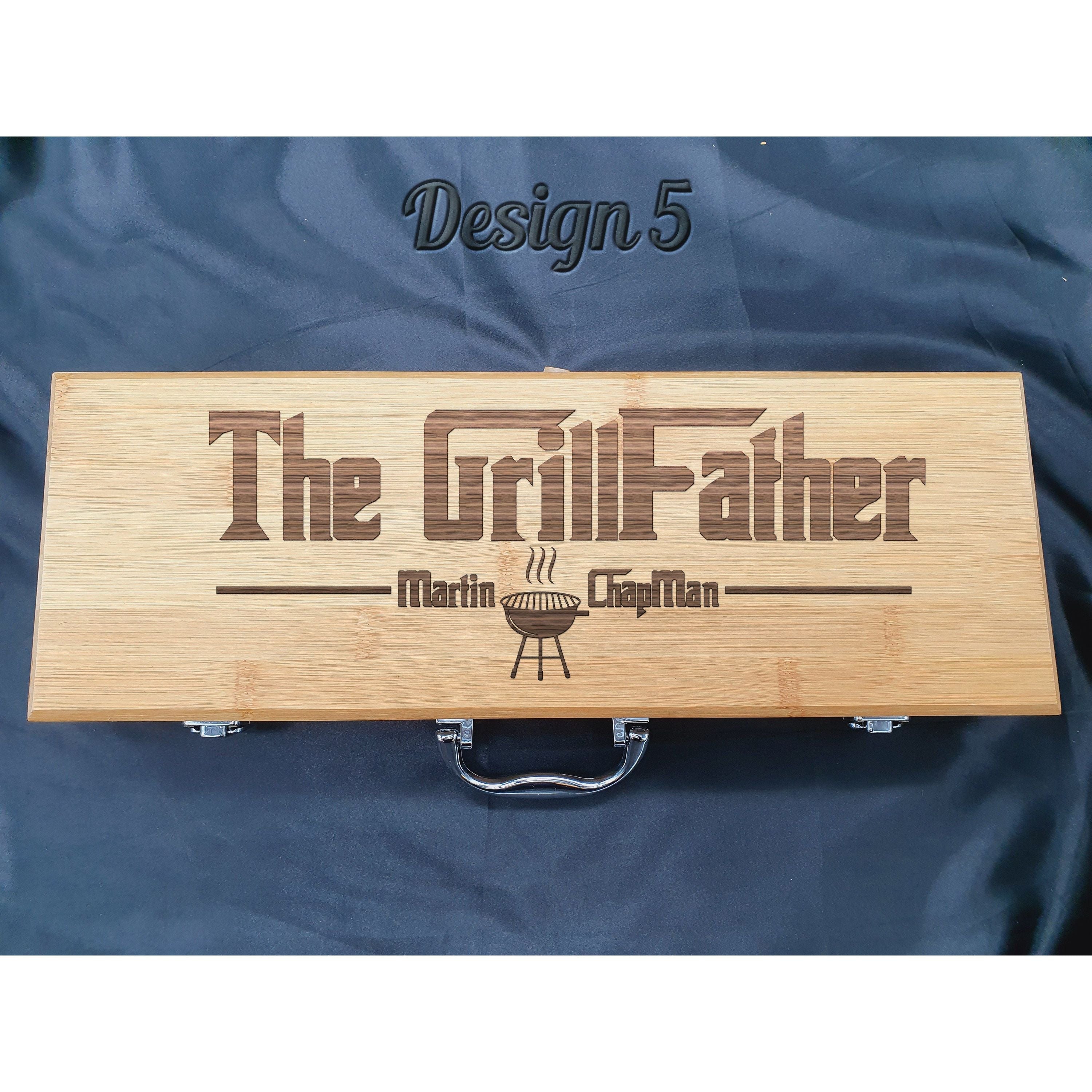 BBQ - Birthday Gift For Him - Personalised BBQ Set Ideal Boyfriend Gift - The Ultimate  Birthday Gift For Him - Happy Birthday Gift