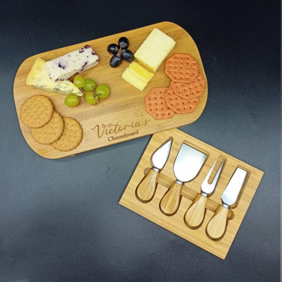 Birthday Gift For Her - Cheese Board And Accessories - Charcuterie Board Personalised - Gift For Women - Engraved Gift - Gift For Her