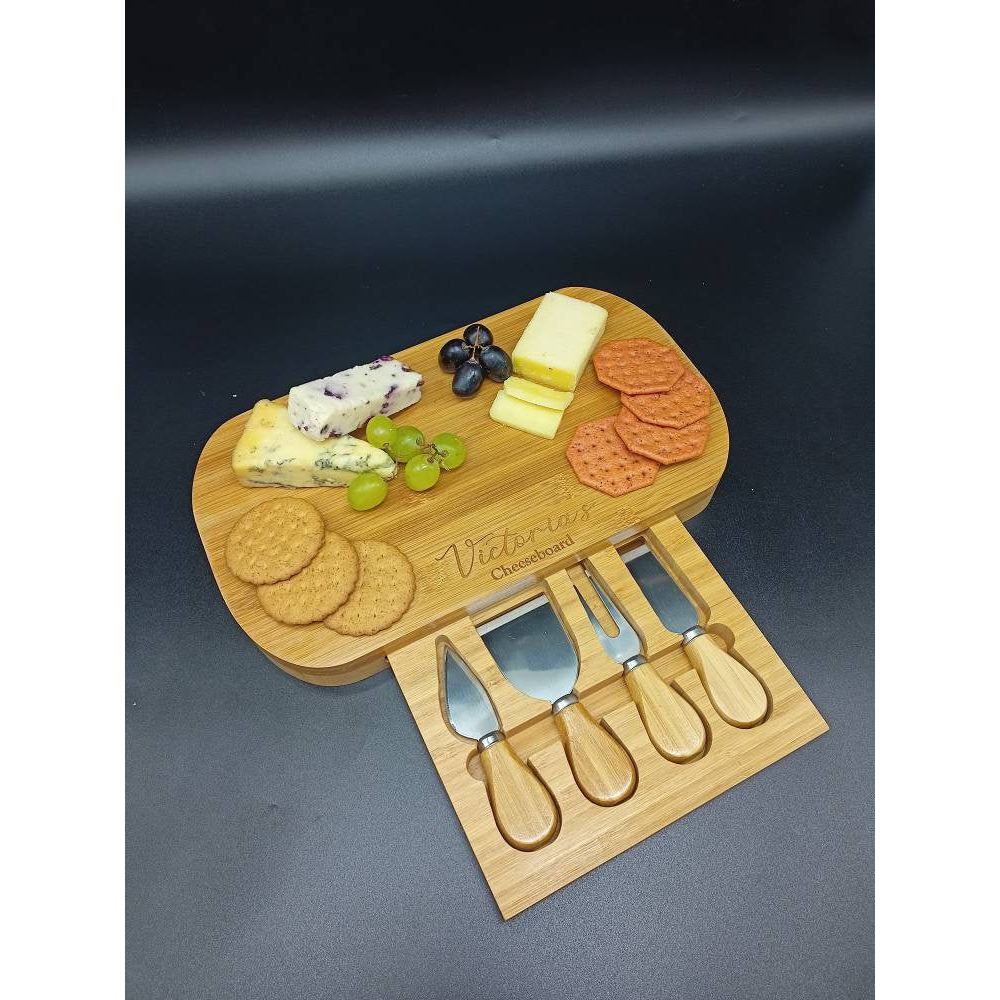 Birthday Gift For Her - Cheese Board And Accessories - Charcuterie Board Personalised - Gift For Women - Engraved Gift - Gift For Her
