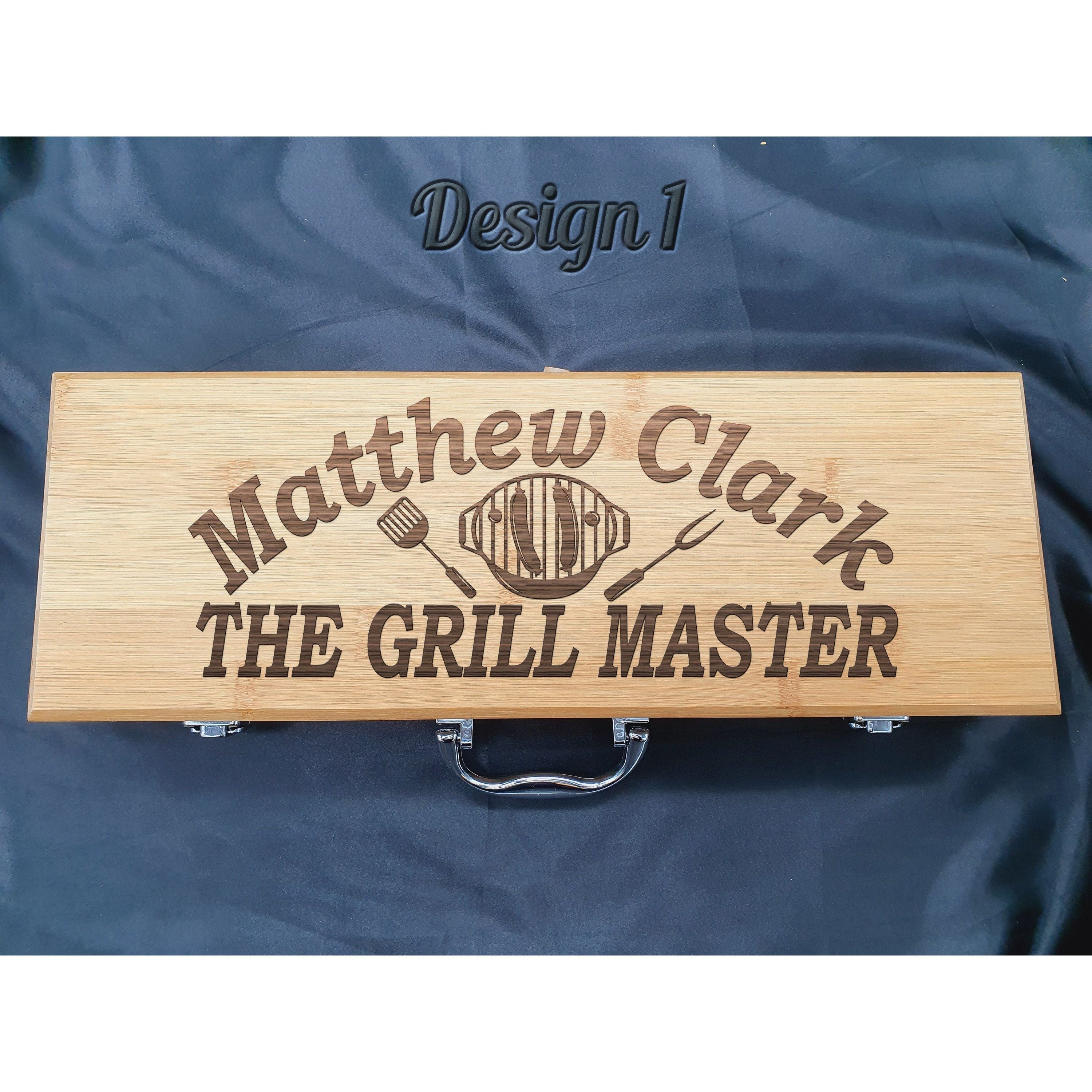 BBQ - Birthday Gift For Him - Personalised BBQ Set Ideal Boyfriend Gift - The Ultimate  Birthday Gift For Him - Happy Birthday Gift