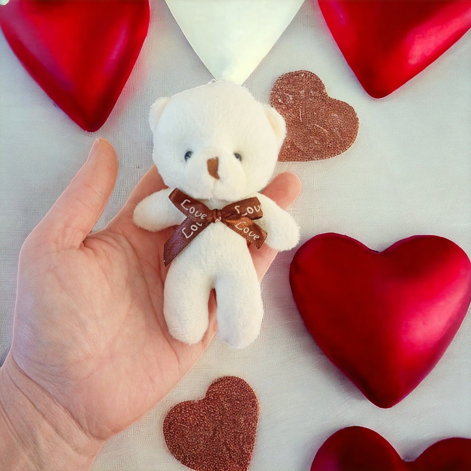 Pocket Bear Hug - Personalised Pocket Bear Hug Friend, Sympathy, Thank You, Good Luck & Bereavement Comfort Gift Under 10 Pounds