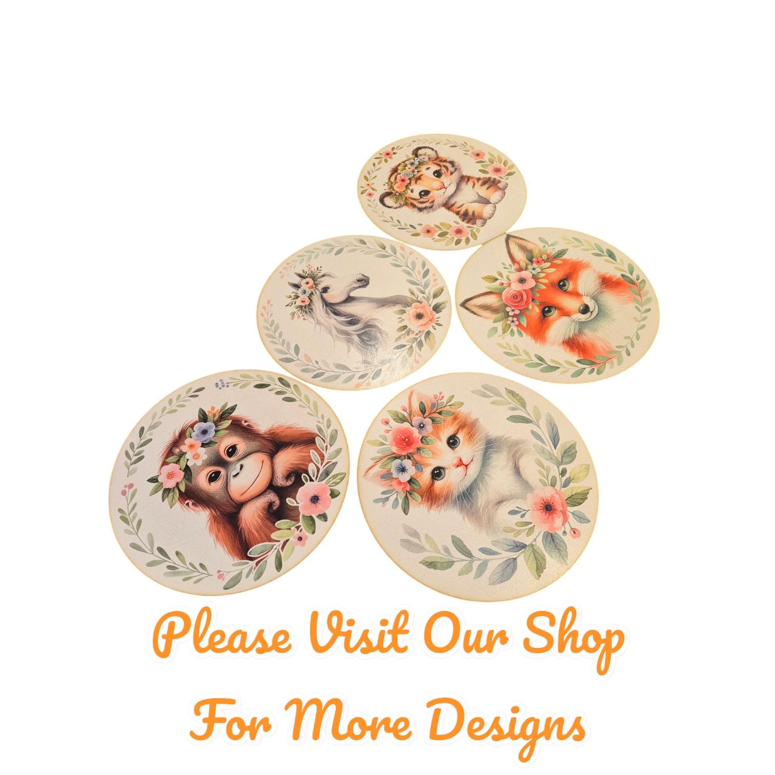 Wooden Monkey Wall Art - Nursery Decor | Cute Animal Wall Hanging with Rope - Baby Girl/ Baby Boy Bedroom or Playroom Decor - Animal Prints