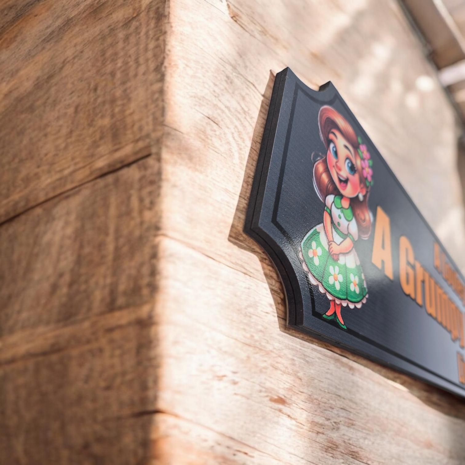 Funny Indoor Wooden House Sign - Home Decor, Wall Art & Gift for Weddings, Housewarming Anniversary, Retirement And Couple Gift