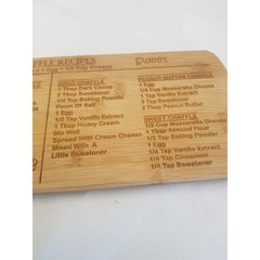 Chaffle Board,THE ORIGINAL  Personalised Chaffle recipe board, Personalised paddle serving chaffle board, Bamboo chaffle serving board.KETO - PersonalisedByPicArt