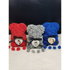 Valentine's Day - Personalized Rose Teddy Bear with Box