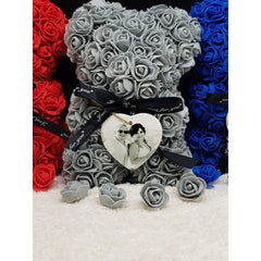 Valentine's Day - Personalized Rose Teddy Bear with Box