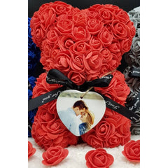 Valentine's Day - Personalized Rose Teddy Bear with Box