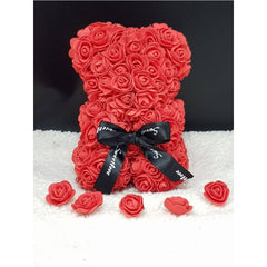 Valentine's Day - Personalized Rose Teddy Bear with Box