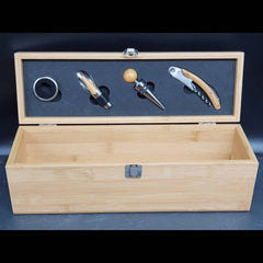 Personalised Wine Box for Best Man, Groomsmen & Ushers With Scottish Kilt Inspired Design - The Perfect Wedding Thank You Gift