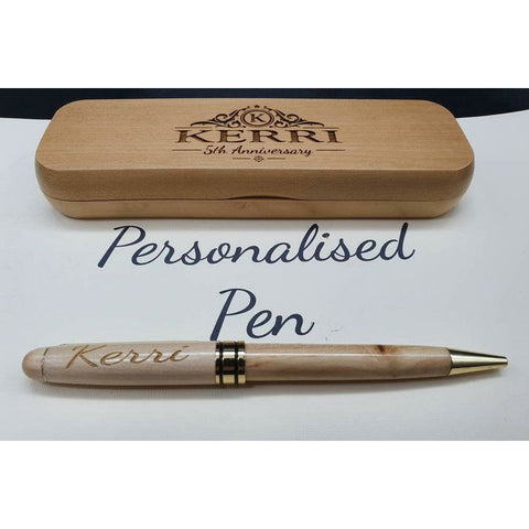 Personalized Gifts - Wood Anniversary Gift For Husband-Custom Pen - Pen Holder - Personalized Pen - Anniversary Gift - Gift For Her. - PersonalisedByPicArt