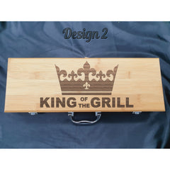 Personalized BBQ Set - Perfect Birthday Gift for Him