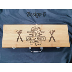 Personalized BBQ Set - Perfect Birthday Gift for Him