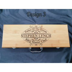 Personalized BBQ Set - Perfect Birthday Gift for Him