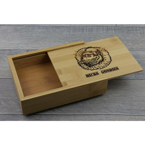 Cannabis / Weed Rolling Tray. Personalized Wood Stash Box For Weed / Cannabis . Wood Tray With Sliding Lid. Weed / Cannabis Accessories 420 - PersonalisedByPicArt