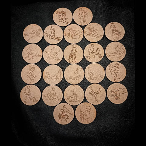 24 Kama Sutra Tokens - Valentine's Gift for Him