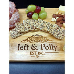 Personalized Cheese Board & Accessories - Wedding Gift