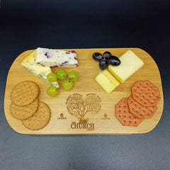 Family Gift - Eco Friendly Bamboo Charcuterie Serving Board -  Personalised Cheese Board - Family Tree Gift - Blended Family Gift