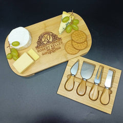 Leaving Gift Work Colleague - Charcuterie Personalised Cheese Board And Accessories - colleague leaving gift - Friend Leaving Gift