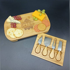 Ruby Wedding Anniversary - Personalized Bamboo Charcuterie Board