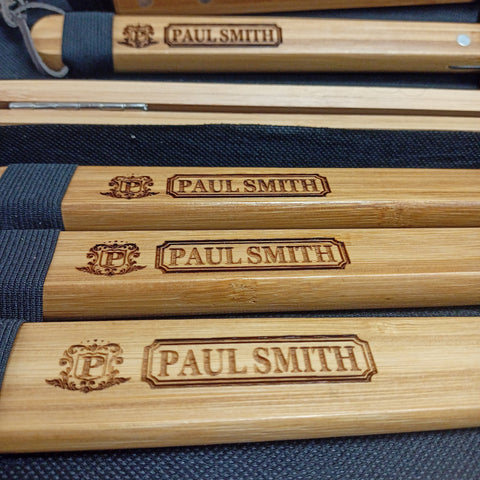 40th Birthday Gift - Personalized BBQ Set for Him