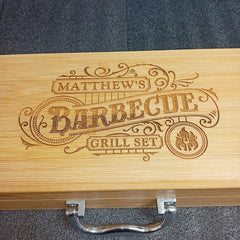 Birthday Gift For Him - Personalised BBQ Set Ideal Boyfriend Gift - The Ultimate  Birthday Gift For Him - Happy Birthday Gift