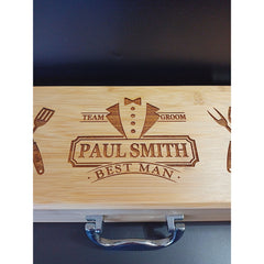 Best Man Gift - Personalized BBQ Set