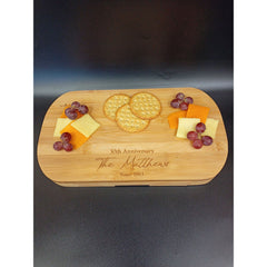 30th Wedding Anniversary - Personalized Pearl Cheese Board