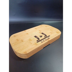 "5th Anniversary Gift - Personalized Cheeseboard for Couples