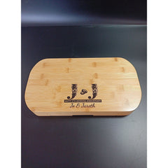 "5th Anniversary Gift - Personalized Cheeseboard for Couples