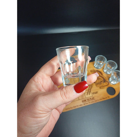 Drinking Game For Adults - Shots & Ladders Party Christmas Drinking Game Includes 4 Shot Glasses - Drinking Dice Game - Perfect Party Game