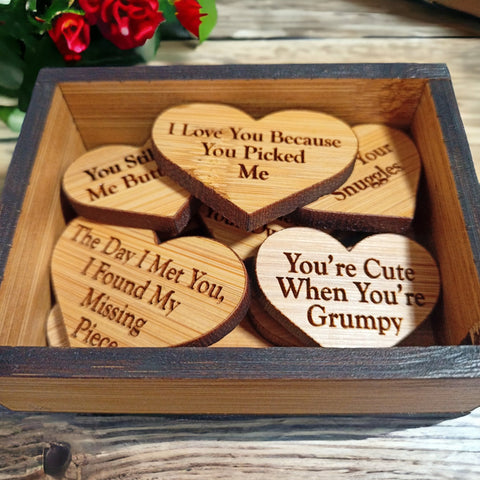 10 Reasons I Love You - Personalized Bamboo Gift Box